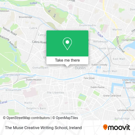 The Muse Creative Writing School map