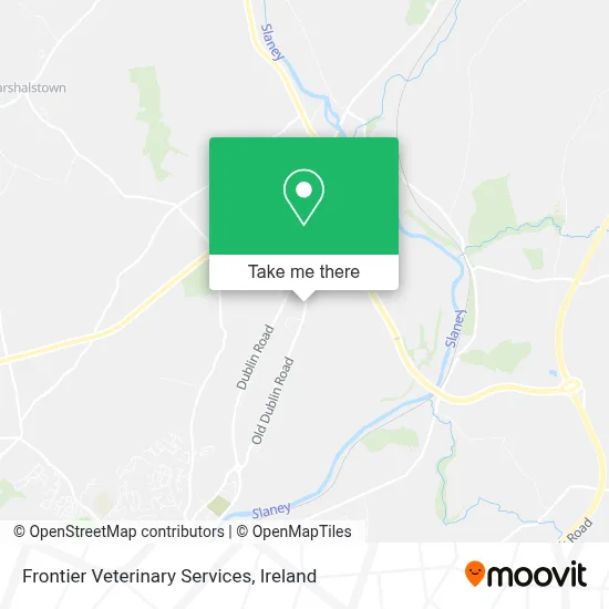 Frontier Veterinary Services map