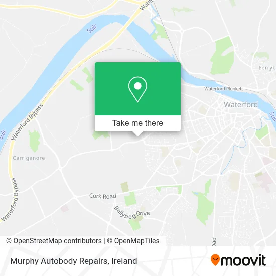 Murphy Autobody Repairs map