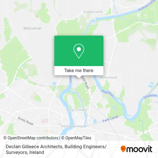 Declan Gilleece Architects, Building Engineers/ Surveyors map