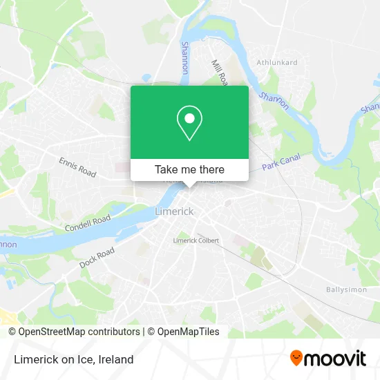 Limerick on Ice map