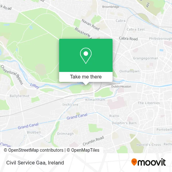 Civil Service Gaa map
