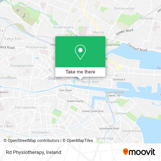 Rd Physiotherapy map