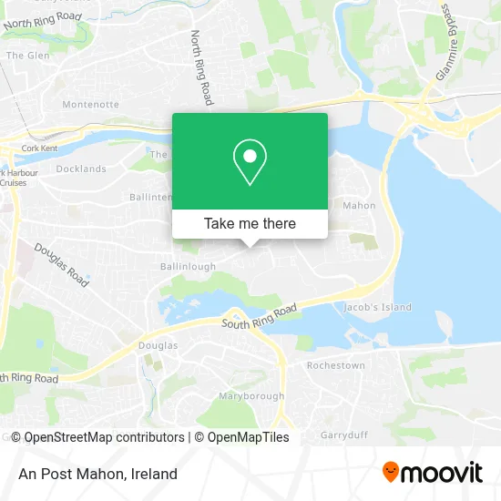An Post Mahon map