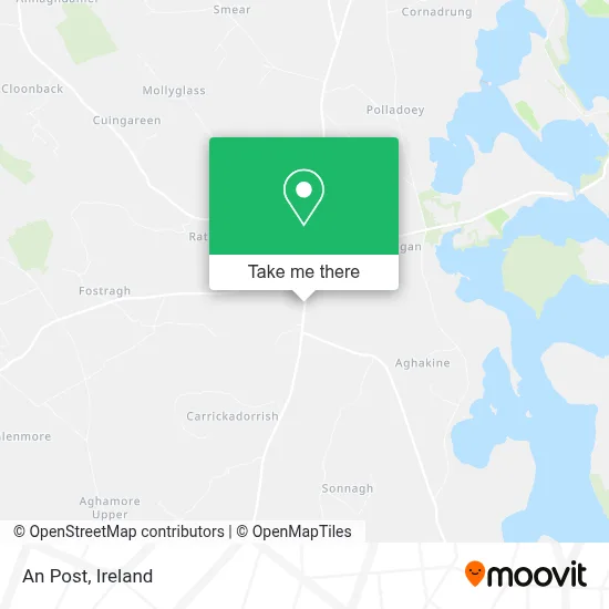 An Post map