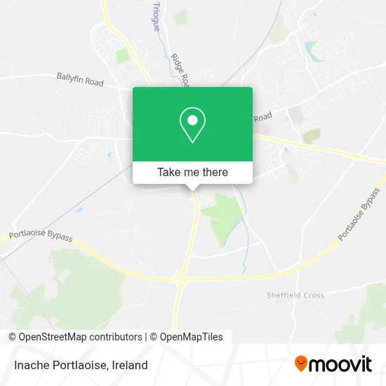 Inache Portlaoise map