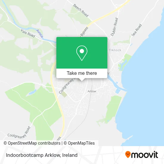 Indoorbootcamp Arklow map