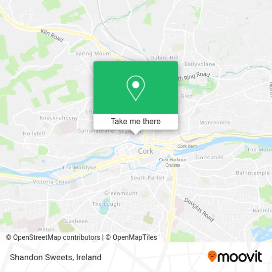 Shandon Sweets map