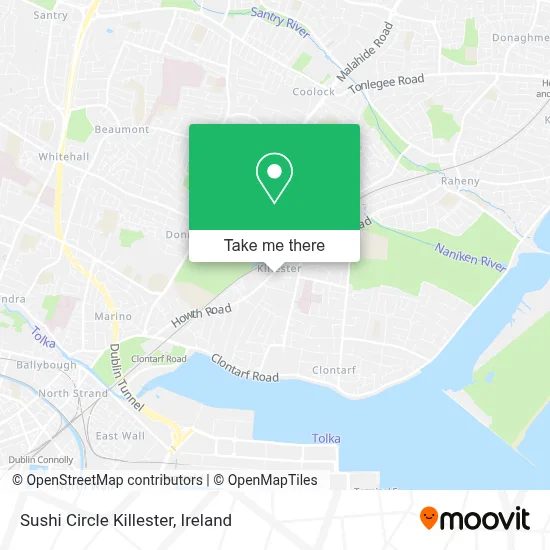 Sushi Circle Killester map