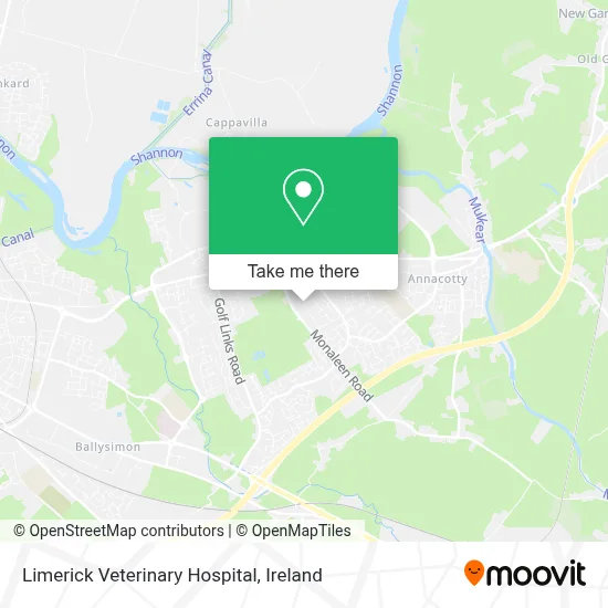 Limerick Veterinary Hospital map