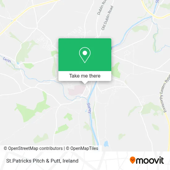 St.Patricks Pitch & Putt map