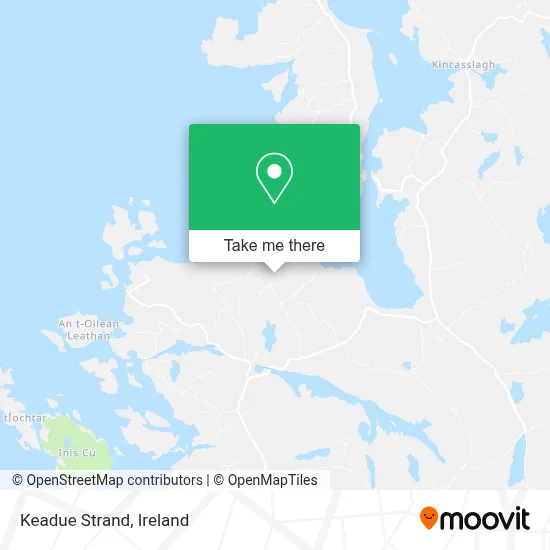Keadue Strand map