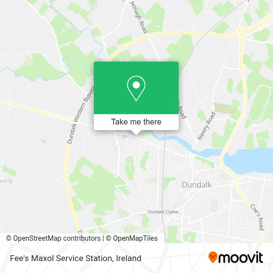 Fee's Maxol Service Station map
