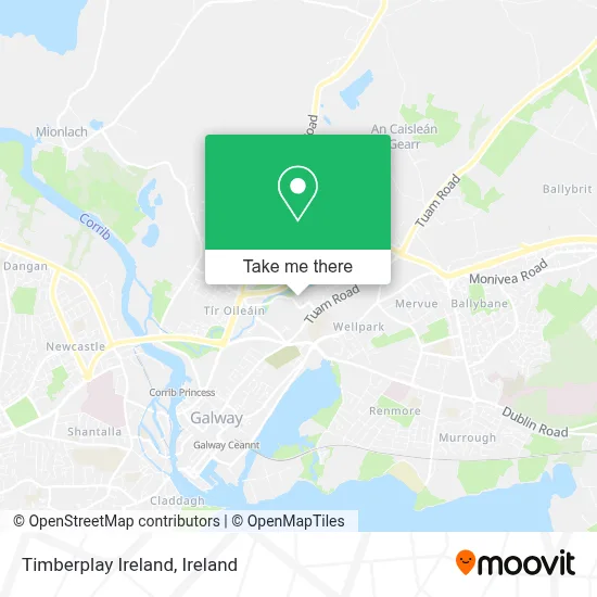 Timberplay Ireland map