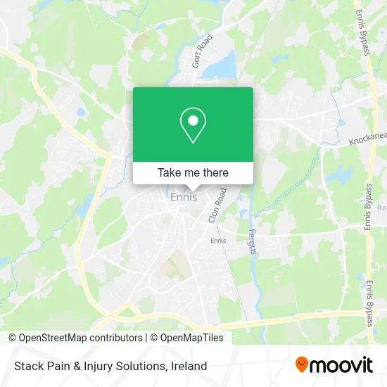 Stack Pain & Injury Solutions map