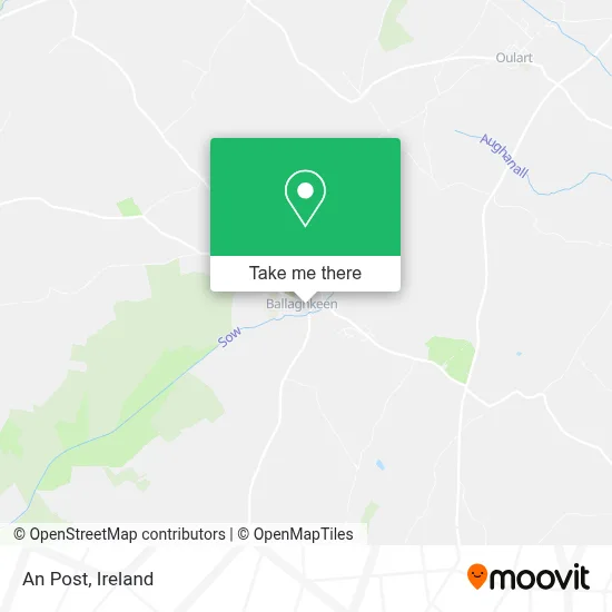 An Post map