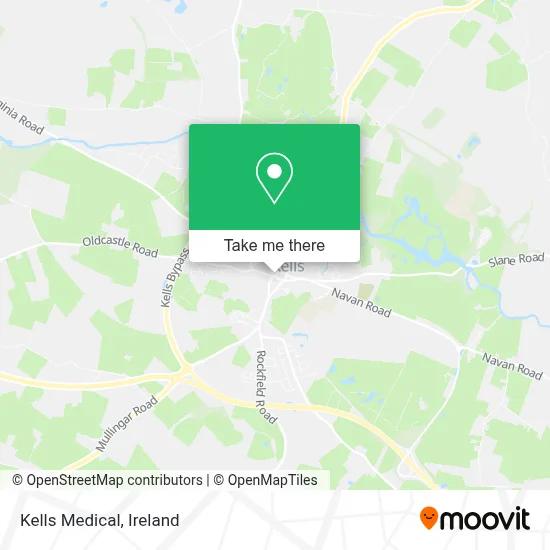 Kells Medical map