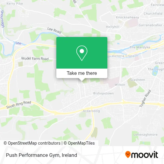 Push Performance Gym map