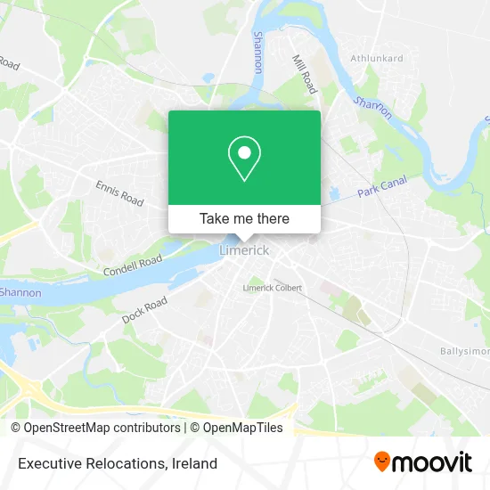 Executive Relocations map