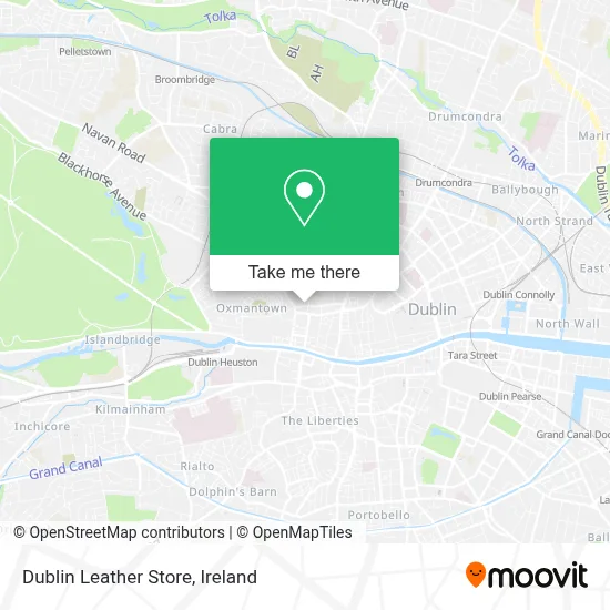 Dublin Leather Store map