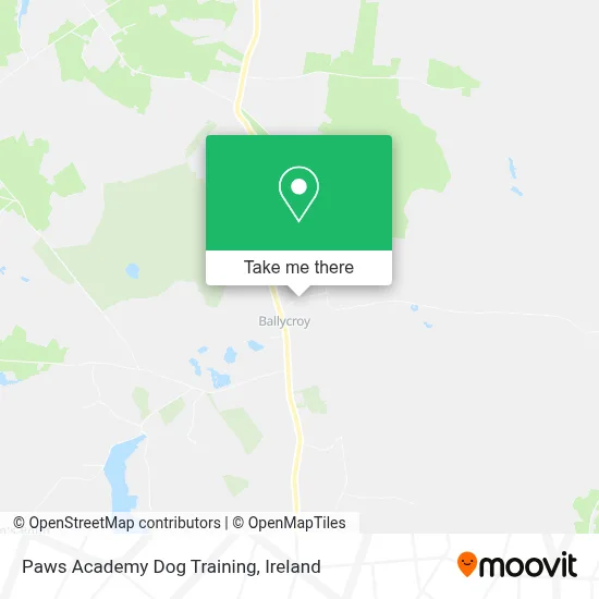 Paws Academy Dog Training map