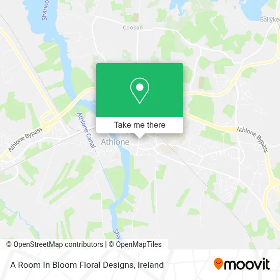 A Room In Bloom Floral Designs map