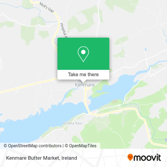 Kenmare Butter Market map