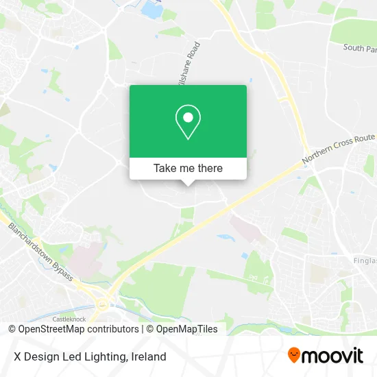 X Design Led Lighting map