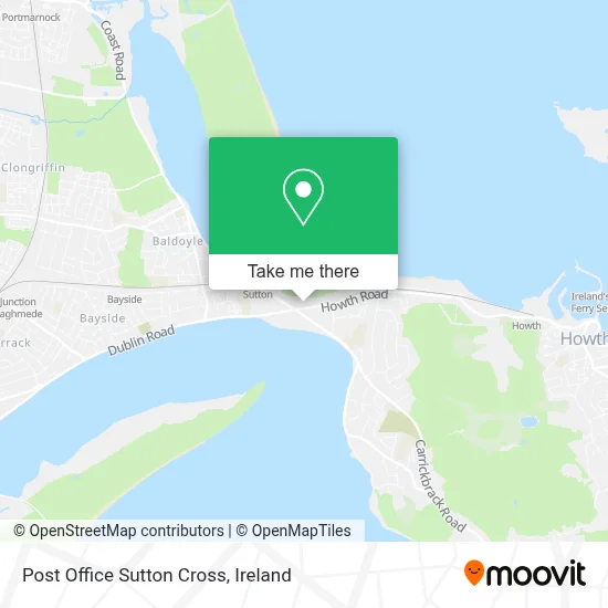 Post Office Sutton Cross map