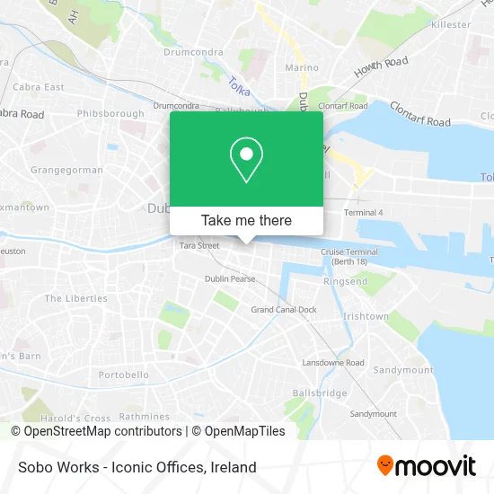 Sobo Works - Iconic Offices map