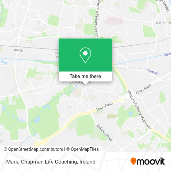 Maria Chapman Life Coaching map