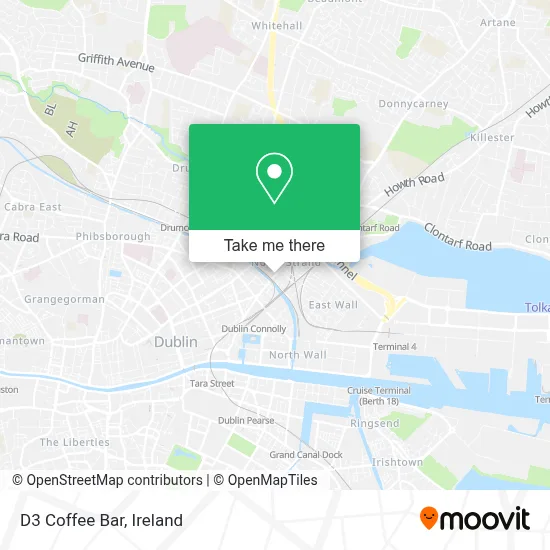 D3 Coffee Bar map