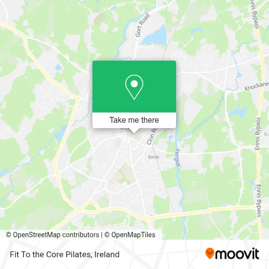Fit To the Core Pilates map