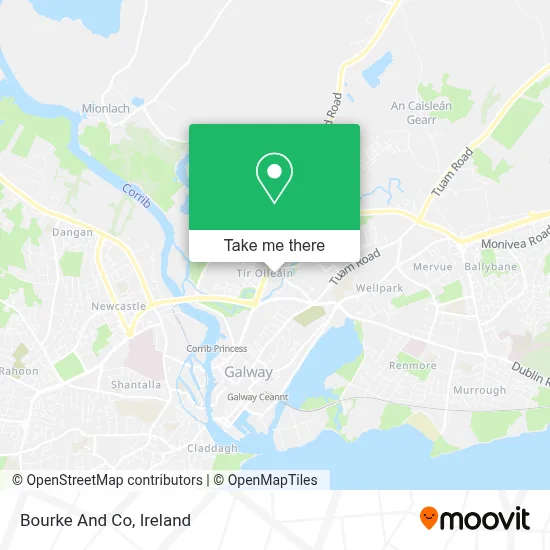Bourke And Co map