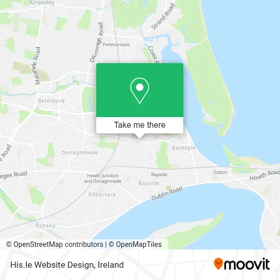 His.Ie Website Design map