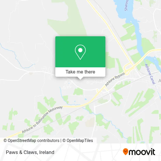 Paws & Claws map