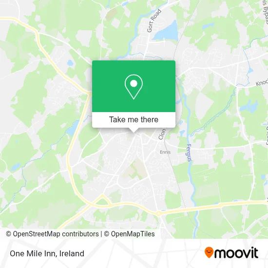 One Mile Inn map