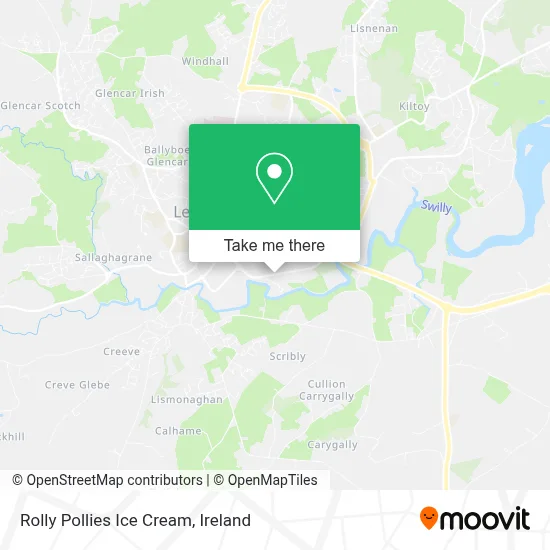 Rolly Pollies Ice Cream map