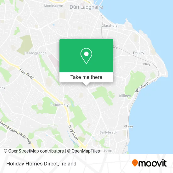 Holiday Homes Direct map