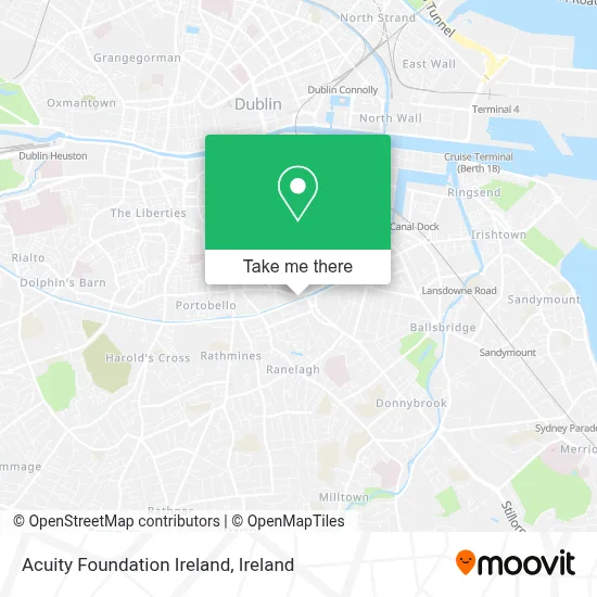 Acuity Foundation Ireland map