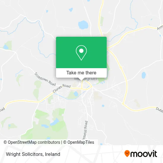 Wright Solicitors map