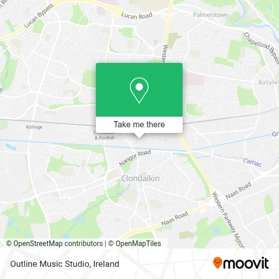 Outline Music Studio map