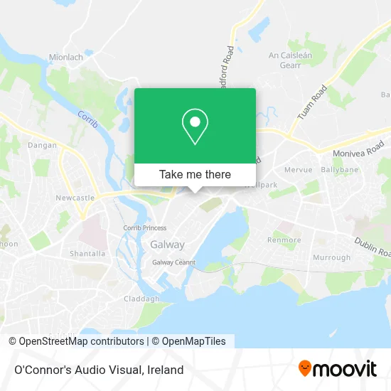 O'Connor's Audio Visual map