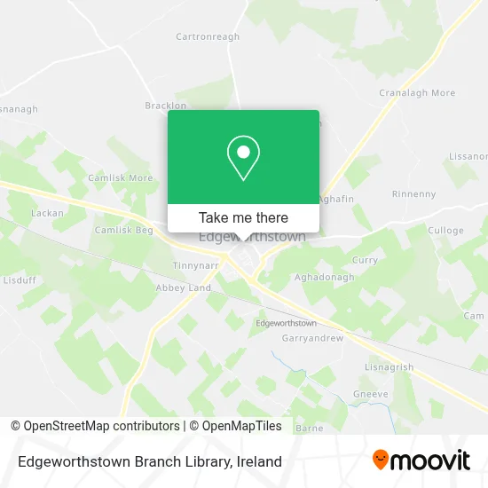 Edgeworthstown Branch Library map
