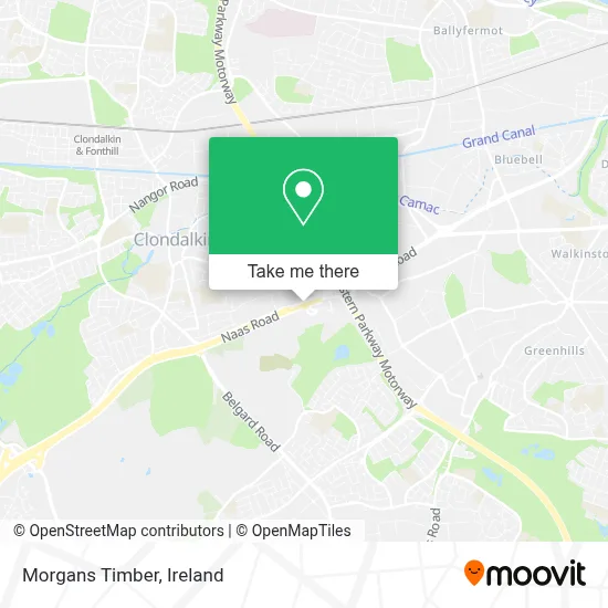 Morgans Timber map