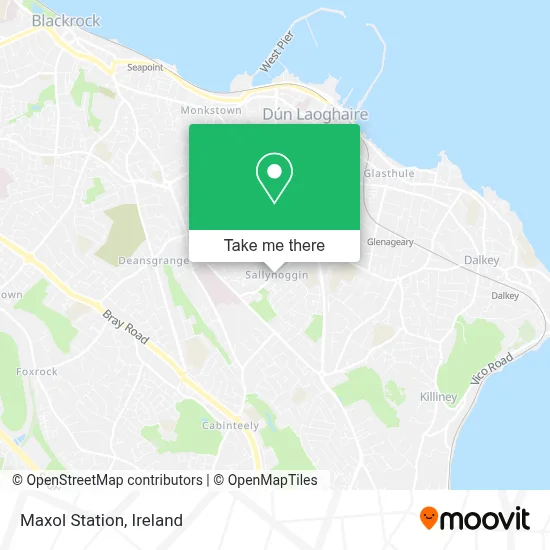 Maxol Station map