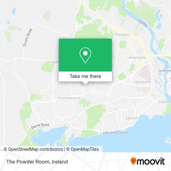The Powder Room map