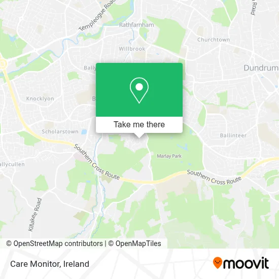 Care Monitor map