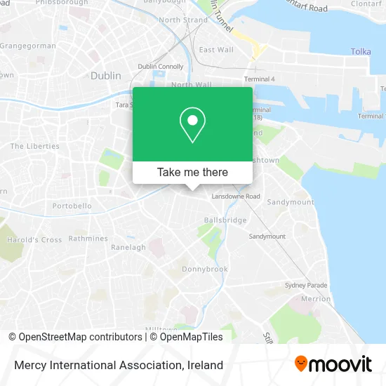 Mercy International Association map