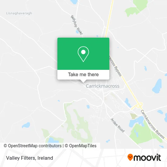 Valley Filters map